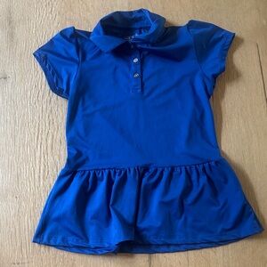 Garb Girls Blue Golf Dress size 7 EUC